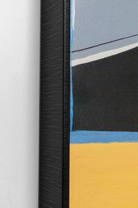 Tablou canvas Abstract Shapes portocaliu 73x143 cm