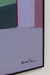 Tablou canvas forme abstracte violet 113x113 cm