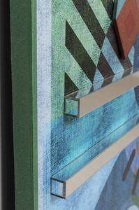 Tablou canvas abstract Geometric Woman 100x150 cm realizat manual