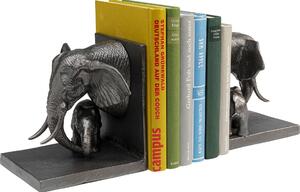 Set doua suporturi de carti din aluminiu Elephant Family 33x19 cm