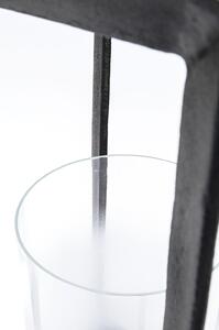Felinar din aluminiu Mabel 22x46 cm negru