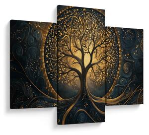 Tablou – Arbore cu aură aurie (90x60 cm)