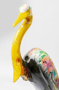 Decoratiune Heron galben 70cm