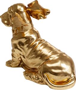 Decoratiune aurie Coiffed Dog 69x52 cm