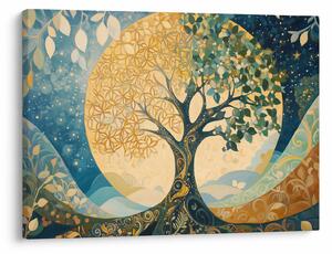 Tablou – Arborele vieții în lună (70x50 cm)