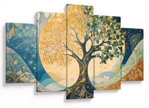 Tablou – Arborele vieții în lună (150x105 cm)