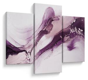 Tablou - Artă fluidă violet (90x60 cm)
