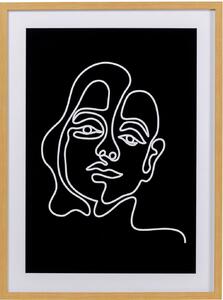 Tablou cu rama Faccia Arte Woman 60x80cm