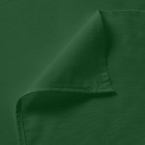 Goldea cearceaf de pat din bumbac - prelată - verde închis 140 x 240 cm