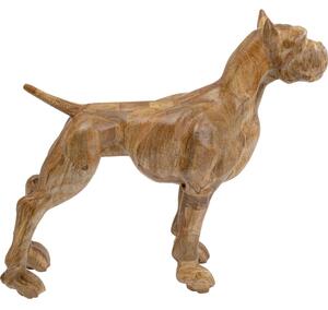 Figurina decorativa Bulldog Wood 70x78cm