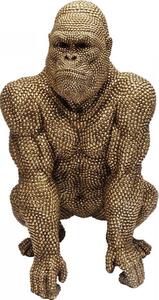 Figurina decorativa Gorilla Auriu 80cm