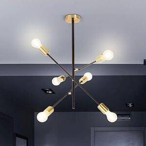 Rabalux Lanny lampă de tavan 6x15 W negru 2104