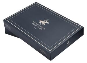 Lenjerie de pat pentru o persoana, Brown, Beverly Hills Polo Club, 3 piese, 160 x 240 cm, 100% bumbac ranforce, maro