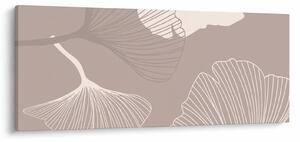 Tablou - Frunze bej N⁰1 (120x50 cm)