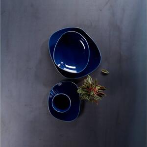 Farfurie adâncă din porțelan Villeroy & Boch Like Organic, 20 cm, albastru închis