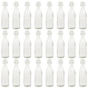 Sticlă cu dop ermetic, 24 buc., 1 L