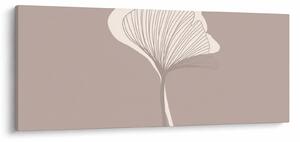 Tablou - Frunze bej N⁰3 (120x50 cm)