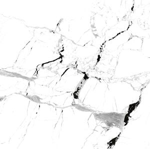 Gresie interior AC-12369 LT Floor, glazura mata, alb cu negru, rectificata, patrata, 30 x 30 cm