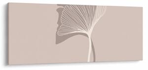 Tablou - Frunze bej N⁰4 (120x50 cm)