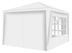 Pavilion de gradina, 3x3 m, 4 pereti laterali cu ferestre, Alb