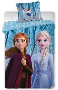 Lenjerie de pat copii Frozen 2 părți: 1 buc 140 cmx200 + lenjerie 70 cmx90