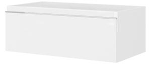 Baza suspendata lavoar Savini Due Idea, PAL/MDF, alb, 80 x 30 x 46 cm