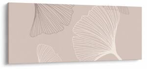 Tablou - Frunze bej N⁰6 (120x50 cm)