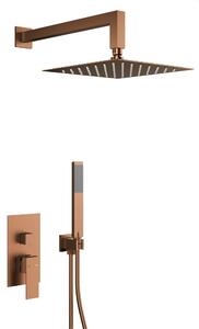 KFA Armatura Logon Brushed Rose Gold set de duș ascuns cu duș de ploaie cupru 5139-501-34