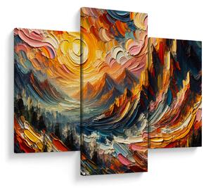 Tablou - Munte acoperit de soare (90x60 cm)