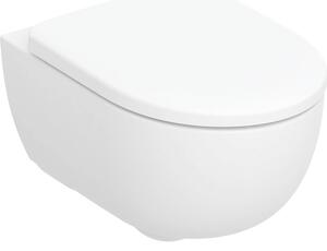 Geberit Selnova Premium vas wc cu capac soft-close agăţat fără margine cu spălare turbionară alb lucios 503.197.00.1