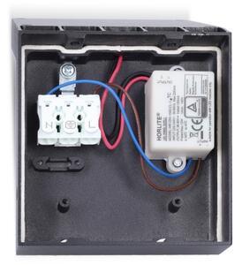 Brilagi - Aplică LED de exterior cu senzor RIANO, 8W, 230V, antracit