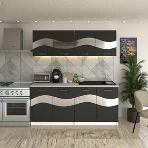Bucatarie Armonia Gri ( Silver ) 180CM LUNGIME