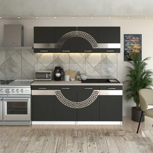 Bucatarie Verona Gri ( Silver ) 180CM LUNGIME