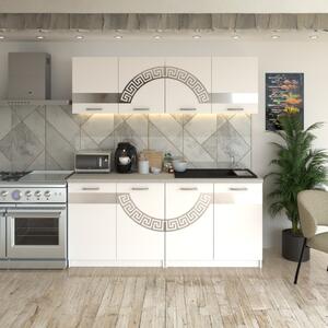 Bucatarie Verona Alb ( Silver ) 180CM LUNGIME