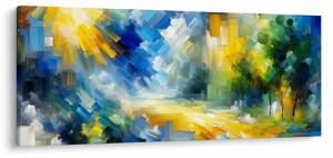 Tablou - Zi însorită abstractă (120x50 cm)
