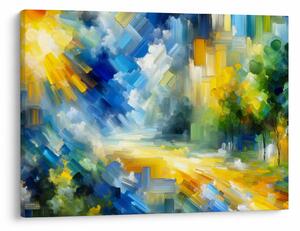 Tablou - Zi însorită abstractă (70x50 cm)