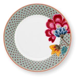 Farfurie din porțelan, Pip Studio, Blue, 21 cm, colecția Blooming Tales