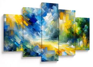 Tablou - Zi însorită abstractă (150x105 cm)