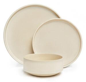 Set de 12 vase din gresie crem Bonami Selection Malia
