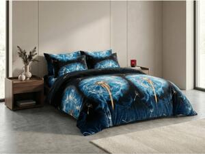 Lenjerie cocolino FLAEVOR albastra Dimensiune lenjerie de pat: 70 x 90 cm | 140 x 200 cm