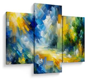 Tablou - Zi însorită abstractă (90x60 cm)