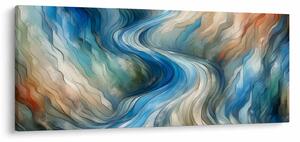 Tablou - Curent abstract (120x50 cm)