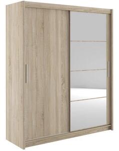 Dulap MARIO 180, stejar sonoma, PAL, cu 2 usi, 180x61x216 cm
