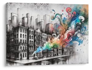 Tablou - Viața industrială (70x50 cm)