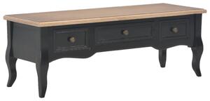 Comodă TV, negru, 100 x 35 x 35 cm, lemn
