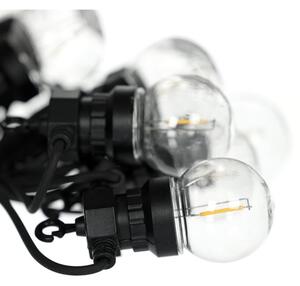 Retlux- Ghirlandă decorativă LED pentru exterior GIRLANDA G45 10xE27/230V 8m IP44 alb cald