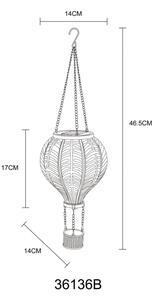 Corp de iluminat LED solar Globo 36136B 20xLED/0,5W/3V IP44 parașută