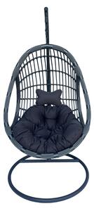 Balansoar Cungo, Pako World, Ratan, Gri, 125x105x195 cm