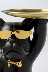 Masa laterala Cool Bulldog 40x55 cm neagra