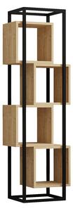 Biblioteca Gridur, Pako World, Stejar, 44x29x140 cm